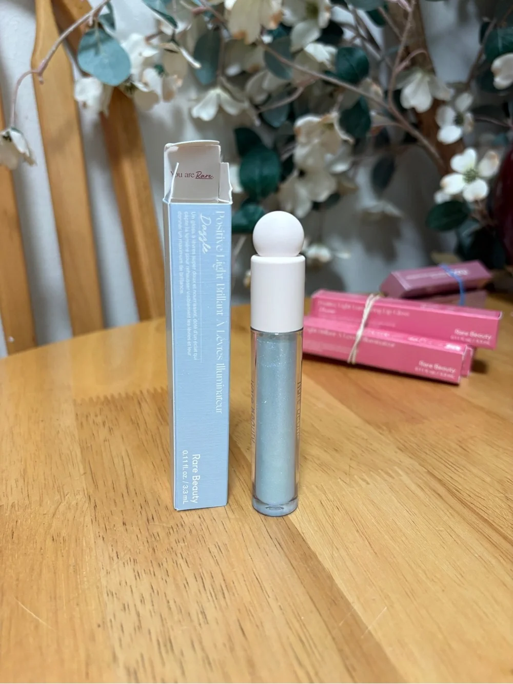 Rare Beauty Positive Light Luminizing Lip Gloss DAZZLE, 0.11oz, BNIB, AUTHENTIC
